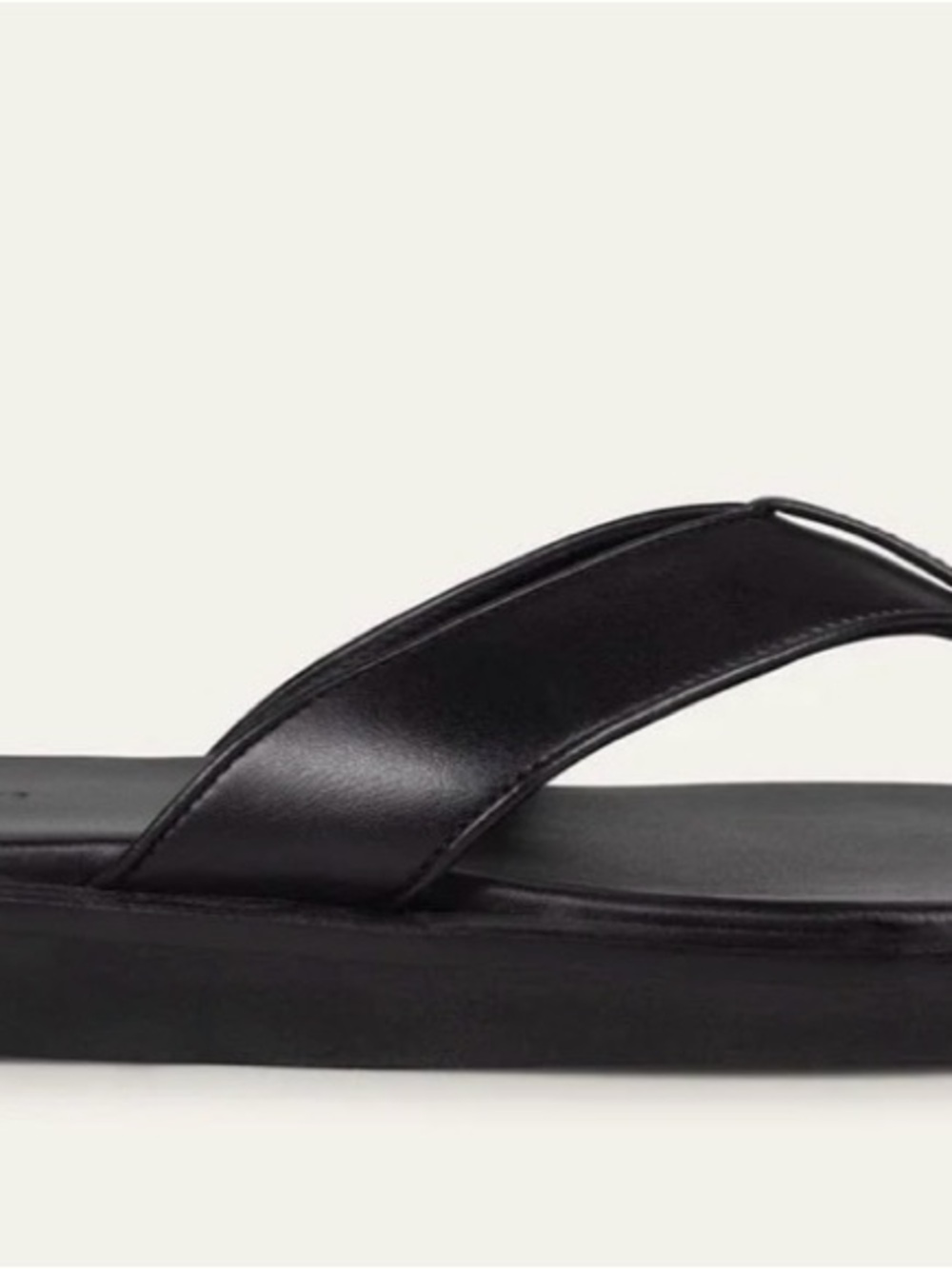 Dear Frances Black Platform Thong Sandals - Picture 4 of 6
